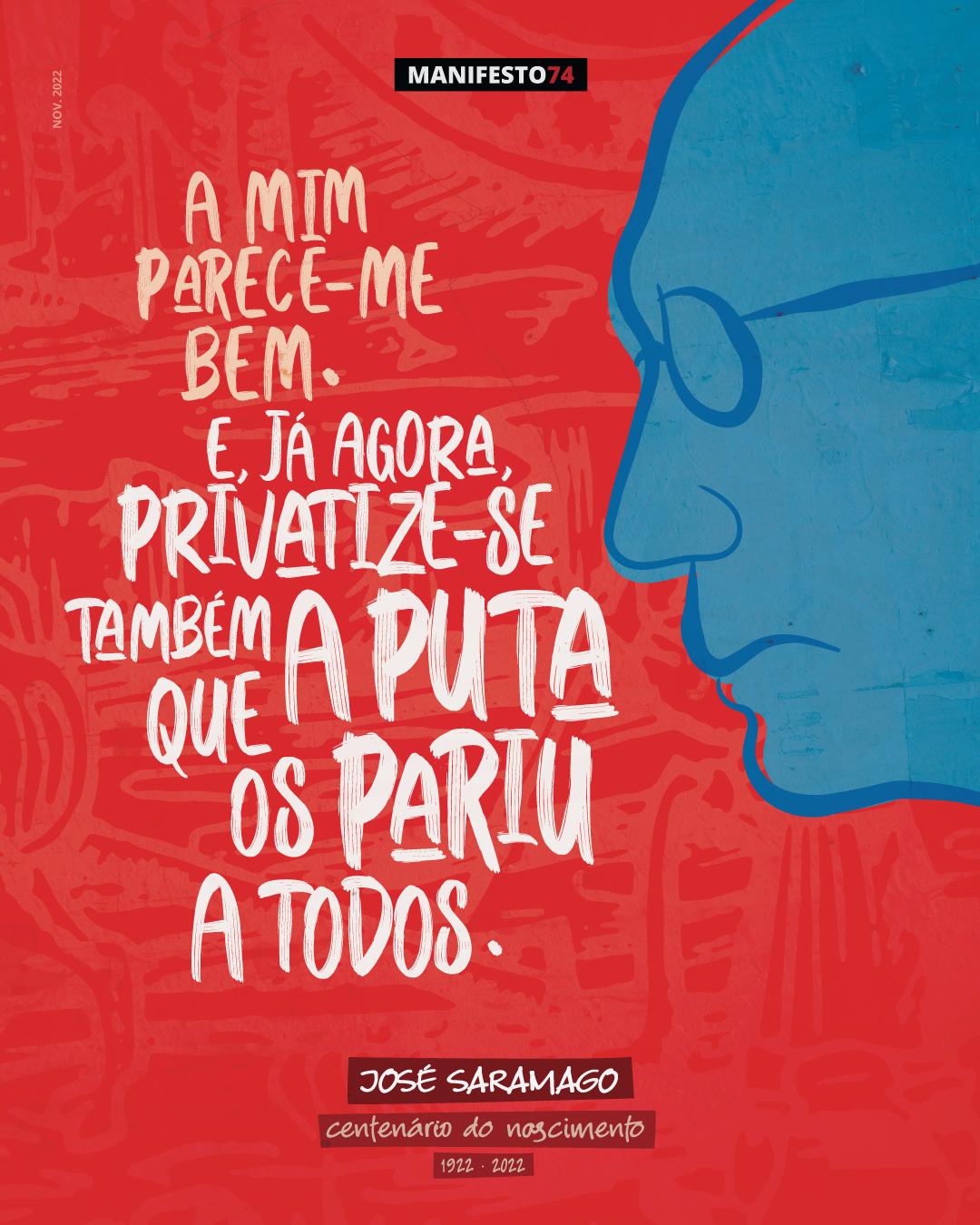Centenário do nascimento de José Saramago [1922 . 2022]